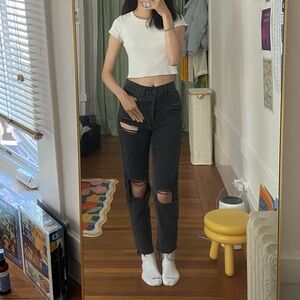 Pacsun ultra high rise slim dark wash jeans